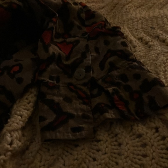 Linen blend patterned blouse by east 5th womens plus 1X - Picture 9 of 9